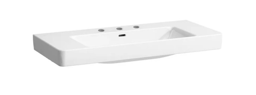 LAUFEN PRO S waschtisch 105 cm, se 3 otvory pro baterii a přepadem
