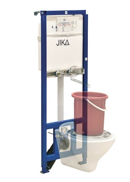 JIKA WASTE SINK SYSTEM montážní prvek pro výlevku a baterii 146 cm, se splachovací nádržkou