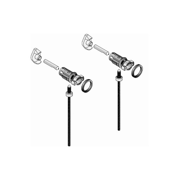 LAUFEN EASYFIT 2.0 sada pro uchycení WC sedátka