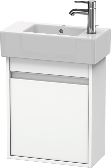 DURAVIT KETHO skříňka pod umývátko 45x22,5x55 cm, 1 dvířka, panty vlevo, White matt