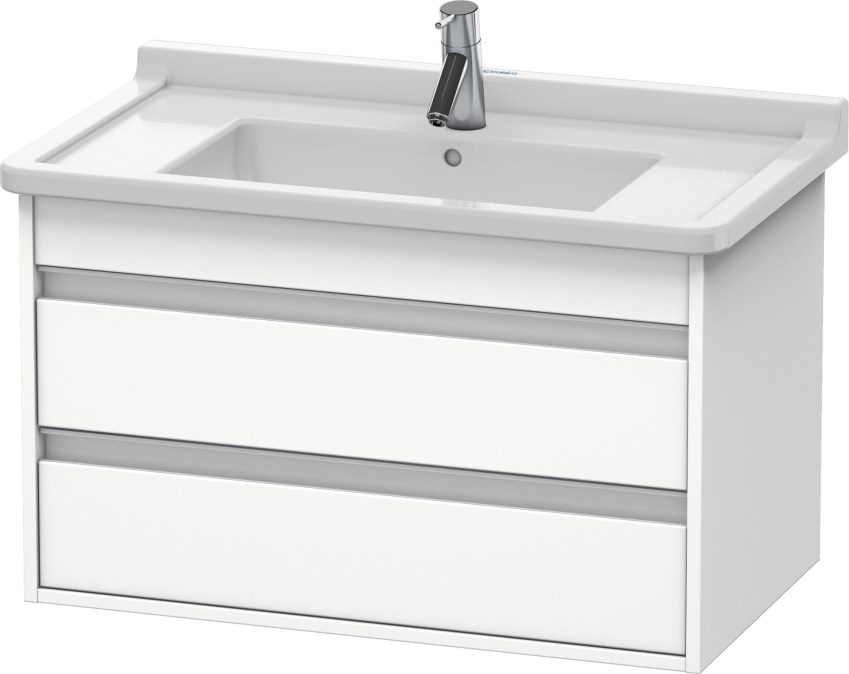 DURAVIT KETHO skříňka pod umyvadlo 80x45,5x48 cm, 2 zásuvky, White matt