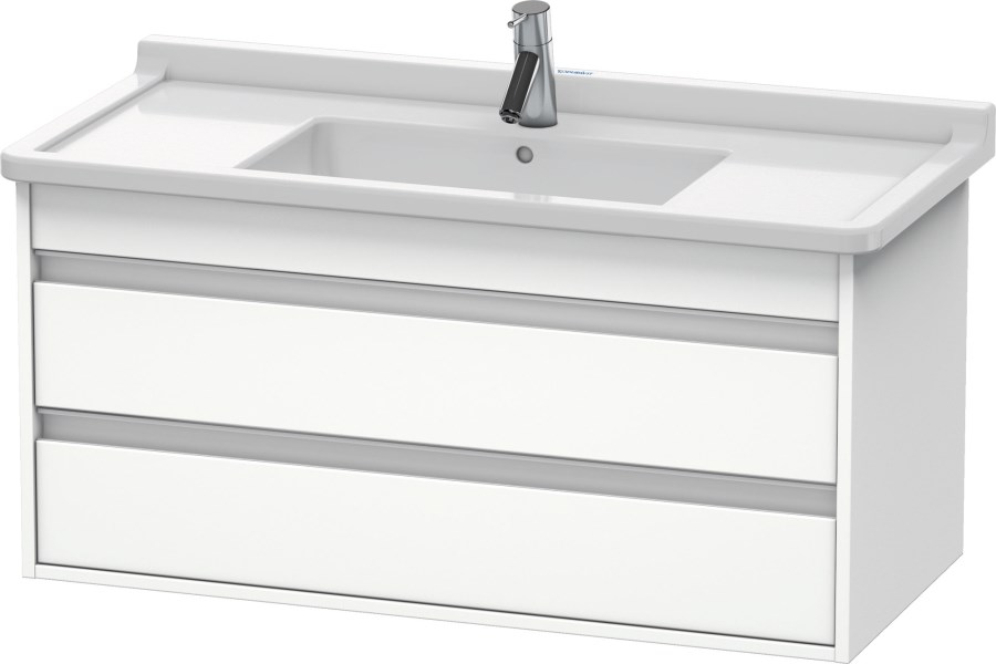 DURAVIT KETHO skříňka pod umyvadlo 100x45,5x48 cm, 2 zásuvky, White matt