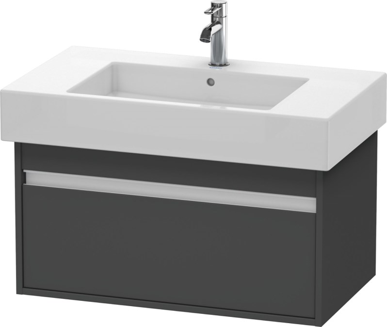 DURAVIT KETHO skříňka pod umyvadlo 80x45,5x41 cm, 1 zásuvka, Graphit matt