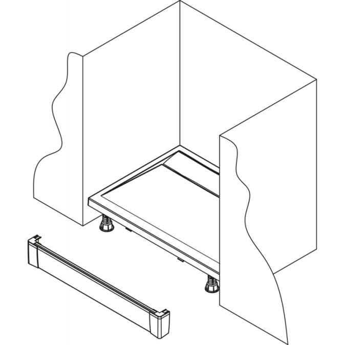 RONAL LIVADA PWII přední panel 90 cm, bílá
