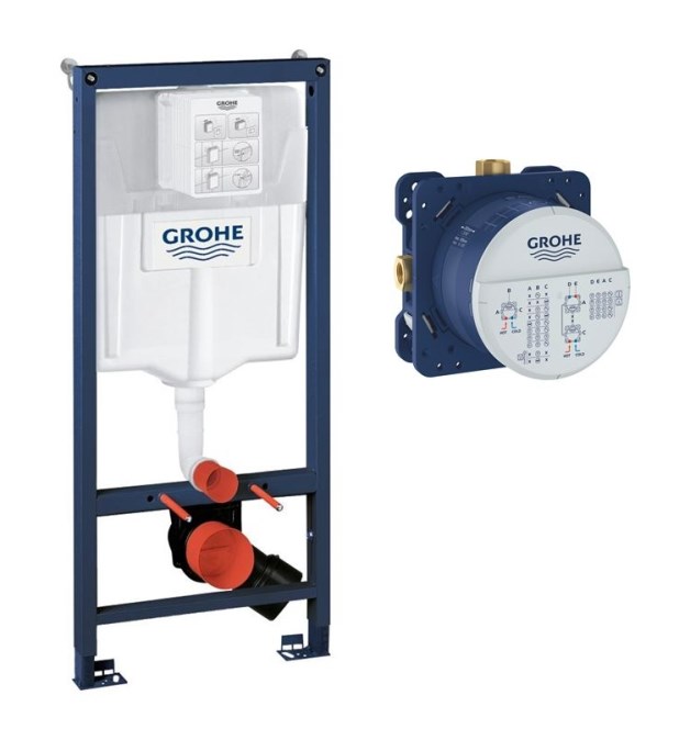 GROHE SET montážní prvek RAPIDO SL pro WC se splachovací nádržkou a podomítkové těleso SMARTBOX