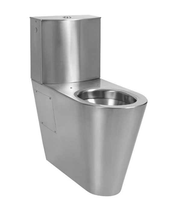 SANELA WC bezbariérové WC kombi, vario odpad, nerez