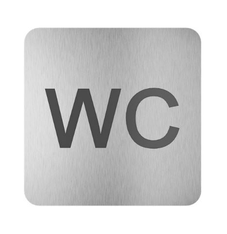SANELA piktogram WC, nerez ocel