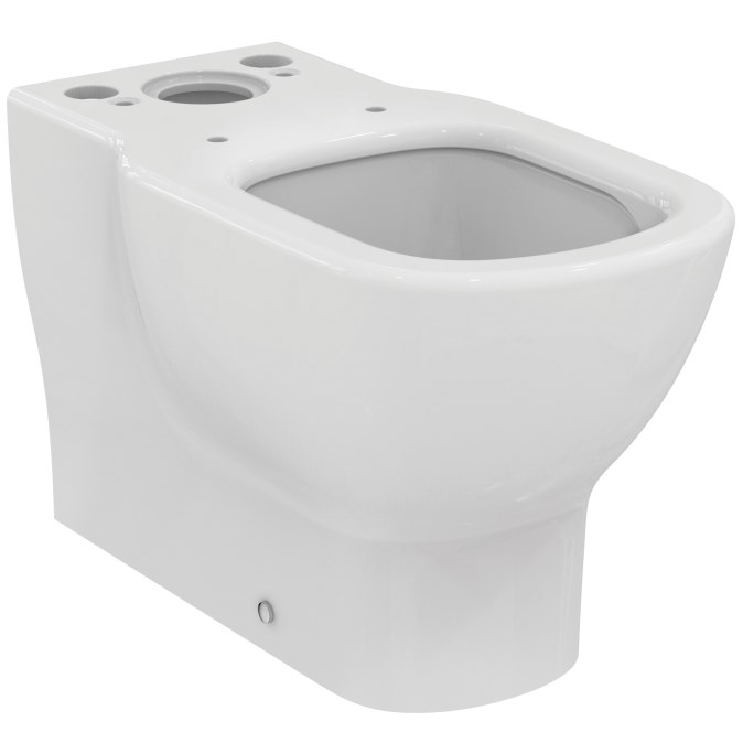 IDEAL STANDARD TESI WC kombi mísa, Aquablade splachování, zadní odpad