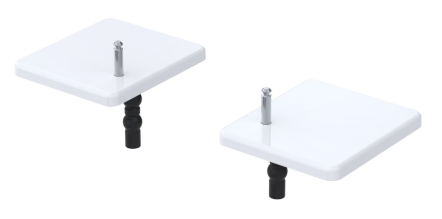 TOTO úchyty k WC sedátku, FlexCover, kov/plast