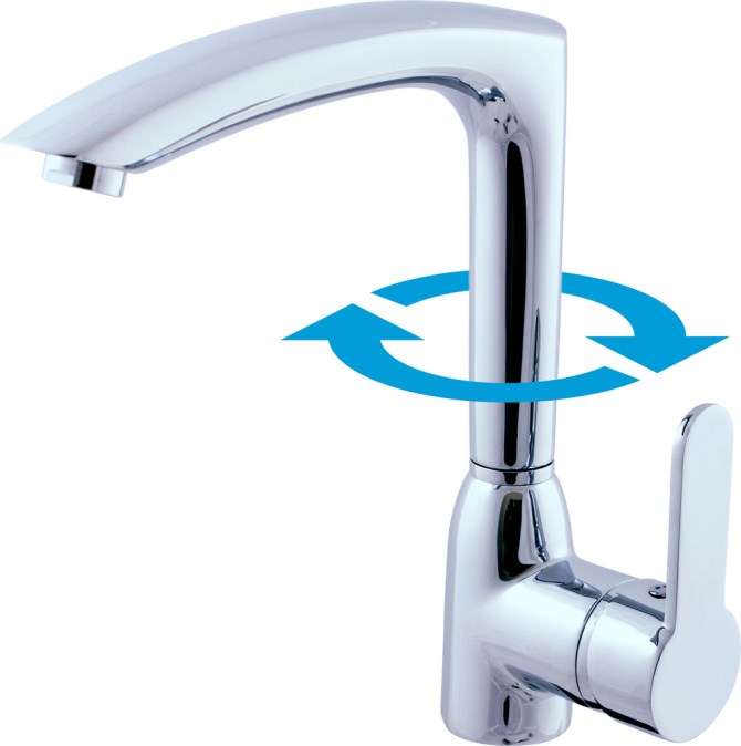 RAV SLEZÁK ZAMBEZI dřezová faucets, chrome